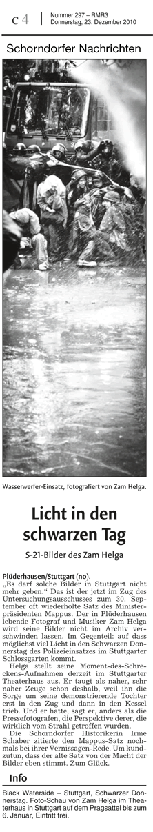 Zam Helga Black Waterside Schorndorfer Nachrichten